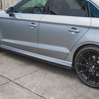 Maxton Design - SIDE SKIRTS DIFFUSERS V.2 AUDI S3 SEDAN 8V FACELIFT (2016-2020)