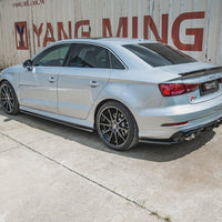 Maxton Design - SIDE SKIRTS DIFFUSERS V.2 AUDI S3 SEDAN 8V FACELIFT (2016-2020)