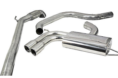 Cobra Exhausts - Audi A3 (8P) 2.0 TFSI 2WD (5 Door Sportback) Turbo Back Performance Exhaust