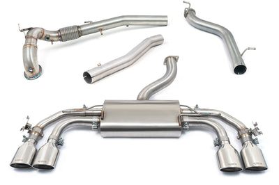 Cobra Exhausts - Audi S3 (8Y) 5 door Sportback Valved Turbo Back Performance Exhaust