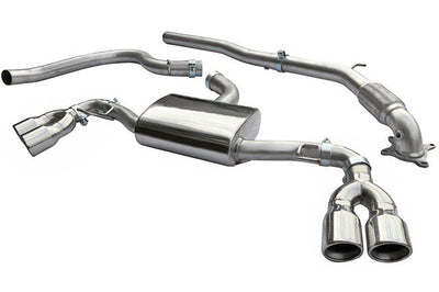 Cobra Exhausts - Audi TT (Mk2) 1.8/2.0 TFSI (2WD) (2007-11) Turbo Back Performance Exhaust