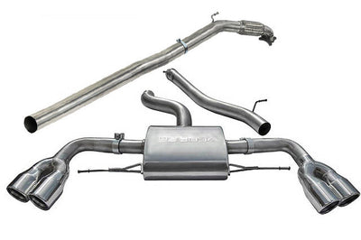 Cobra Exhausts - Audi TTS (Mk2) Quattro Turbo Back Performance Exhaust