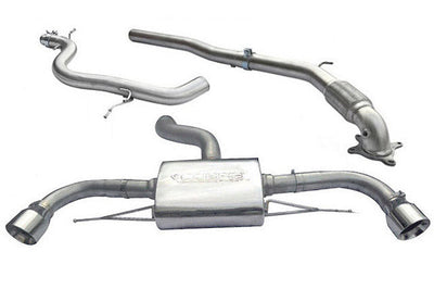 Cobra Exhausts - Audi TT (Mk2) 1.8/2.0 TFSI (2WD) 2011-14 Dual Exit Turbo Back Performance Exhaust