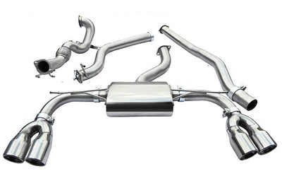 Cobra Exhausts - Audi S3 (8V) 5 Door Sportback (Non-Valved) (13-18) Turbo Back Performance Exhaust