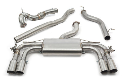 Cobra Exhausts - Audi S3 (8V) 3 Door (Valved) (13-18) Turbo Back Performance Exhaust