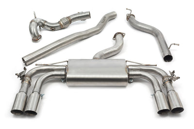 Cobra Exhausts - Audi S3 (8V) Saloon (Valved) (13-18) Turbo Back Performance Exhaust