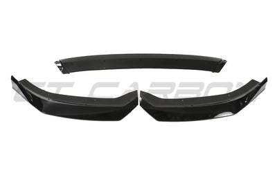 AUDI A3 S-LINE & S3 8V FACELIFT 2017-2020 GLOSS BLACK SPLITTER - V2