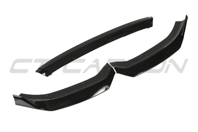 AUDI A3 S-LINE & S3 8V FACELIFT 2017-2020 GLOSS BLACK SPLITTER - V2