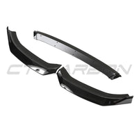AUDI A3 S-LINE & S3 8V FACELIFT 2017-2020 GLOSS BLACK SPLITTER - V2