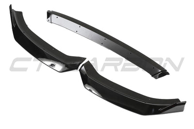 AUDI A3 S-LINE & S3 8V FACELIFT 2017-2020 GLOSS BLACK SPLITTER - V2