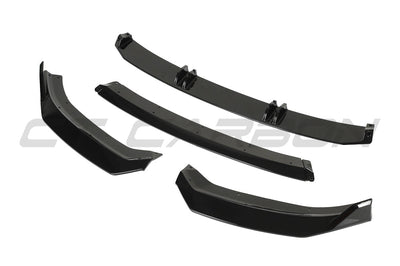 AUDI A3 S-LINE & S3 8V FACELIFT 2017-2020 GLOSS BLACK SPLITTER - V3