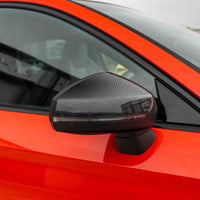 AUDI A3 S3 RS3 8V PRE-PREG CARBON FIBRE MIRRORS - WITH LANE ASSIST