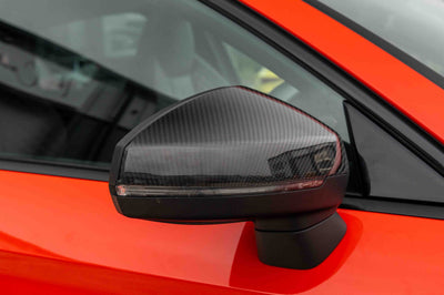 AUDI A3 S3 RS3 8V PRE-PREG CARBON FIBRE MIRRORS - WITH LANE ASSIST