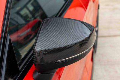 AUDI A3 S3 RS3 8V PRE-PREG CARBON FIBRE MIRRORS - WITH LANE ASSIST