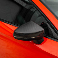 AUDI A3 S3 RS3 8V PRE-PREG CARBON FIBRE MIRRORS - WITH LANE ASSIST