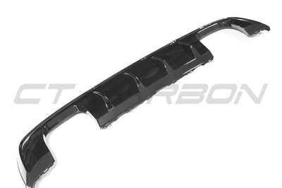 AUDI A3/S3 8V FACELIFT SPORTBACK 5 DOOR GLOSS BLACK DIFFUSER - V1