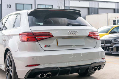 AUDI A3/S3 8V FACELIFT SPORTBACK 5 DOOR GLOSS BLACK DIFFUSER - V1