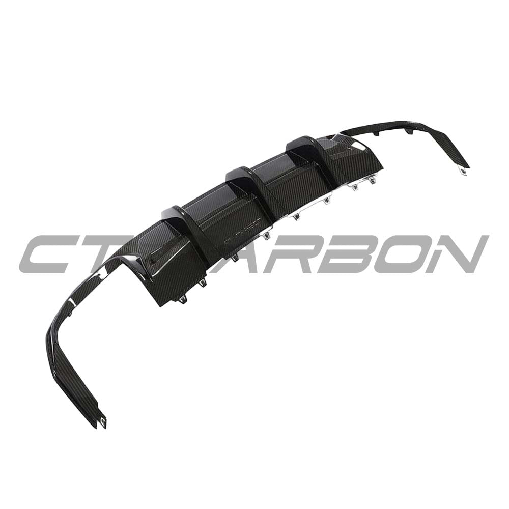 AUDI A3 S-LINE & S3 8Y 2020+ CARBON FIBRE DIFFUSER - CT DESIGN