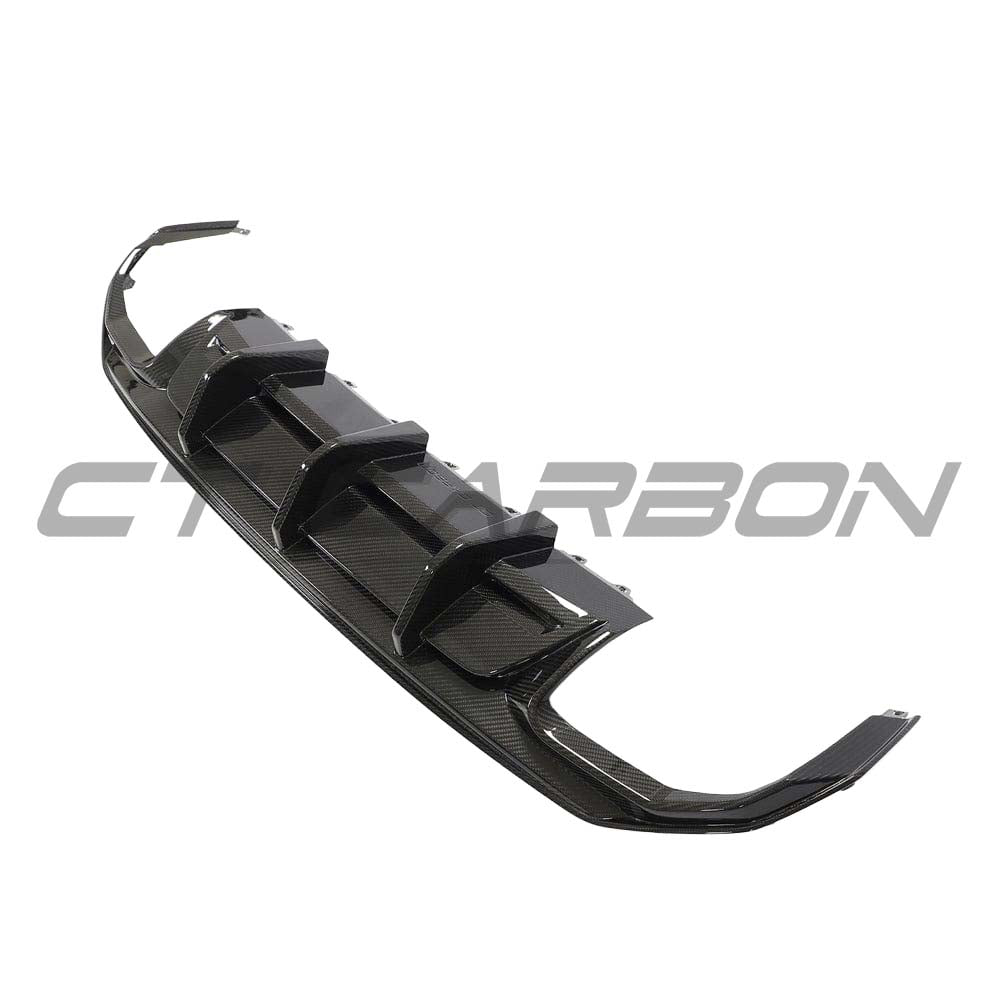 AUDI A3 S-LINE & S3 8Y 2020+ CARBON FIBRE DIFFUSER - CT DESIGN
