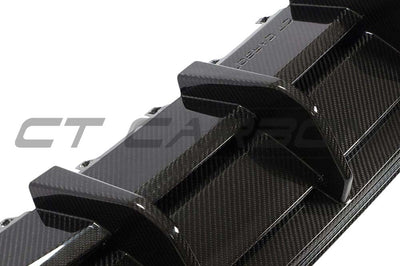 AUDI A3 S-LINE & S3 8Y 2020+ CARBON FIBRE DIFFUSER - CT DESIGN
