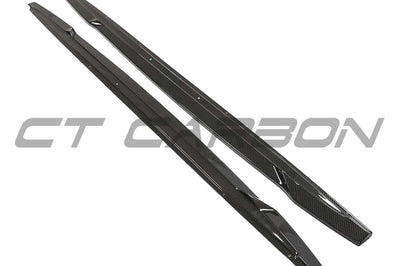 AUDI A3 S-LINE & S3 8Y 2020+ CARBON FIBRE SIDE SKIRTS - CT DESIGN