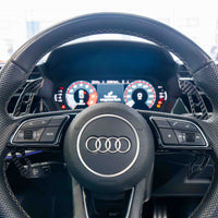 AUDI A3/S3/RS3 A4/S4/RS4 A5/S5/RS5 2014+ MAGNETIC CARBON FIBRE SHIFTER PADDLES