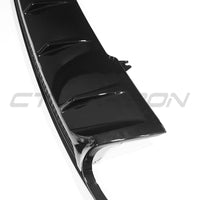AUDI A4 S-LINE & S4 B9 2016-2019 GLOSS BLACK DIFFUSER - V2