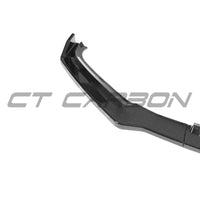 AUDI A4 S-LINE & S4 B9 2016-2019 GLOSS BLACK SPLITTER - V1