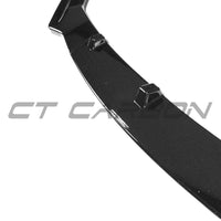 AUDI A4 S-LINE & S4 B9 2016-2019 GLOSS BLACK SPLITTER - V1