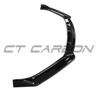 AUDI A4 S-LINE & S4 B9 2016-2019 GLOSS BLACK SPLITTER - V1