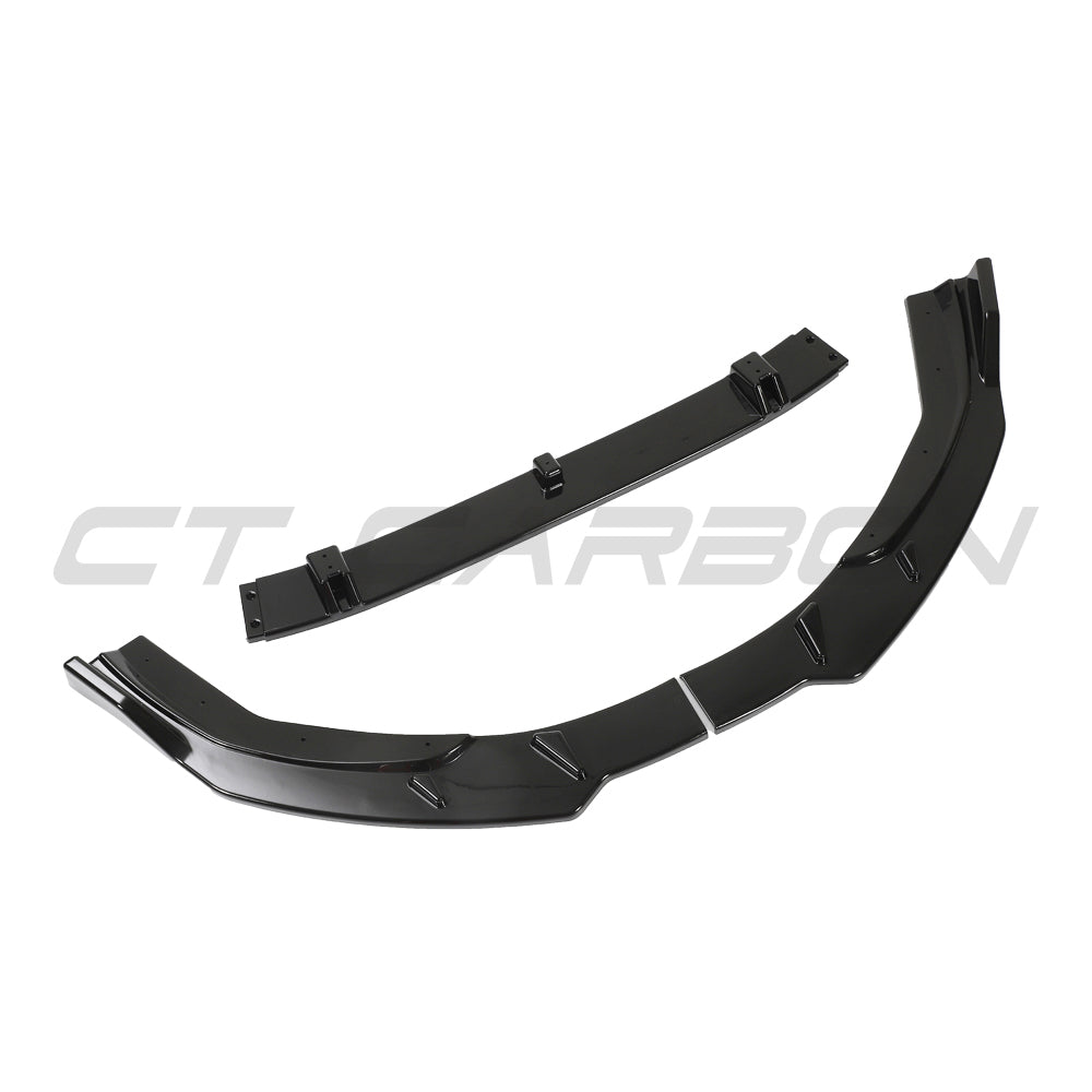 AUDI A4 S-LINE & S4 B9.5 2020-2024 GLOSS BLACK SPLITTER - V3