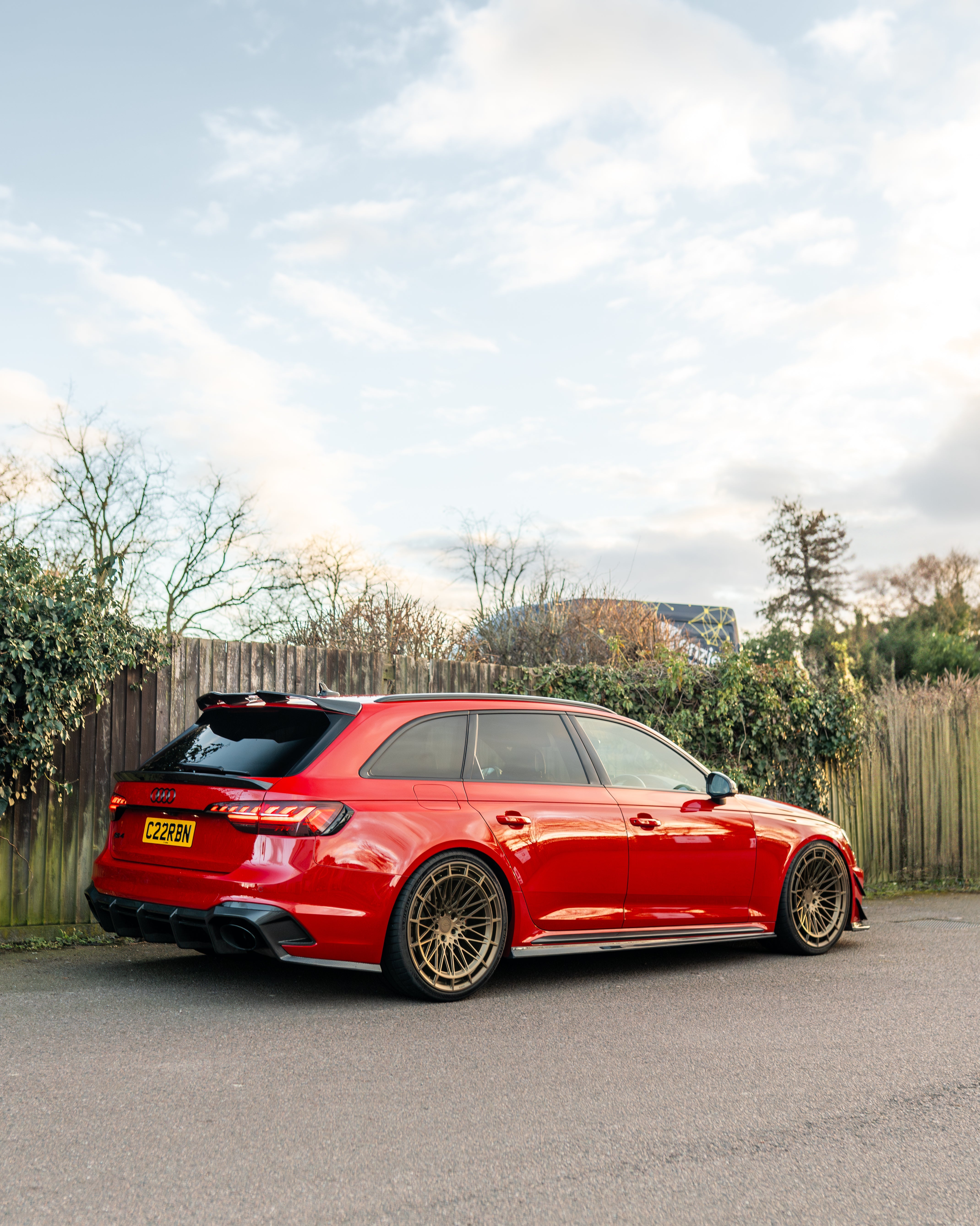 AUDI RS4 B9 & B9.5 2016-2024 CARBON FIBRE DIFFUSER - CT DESIGN