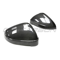 AUDI A4/S4/RS4/A5/S5/RS5 B9 2016-2025 PRE-PREG CARBON FIBRE MIRRORS - WITH LANE ASSIST