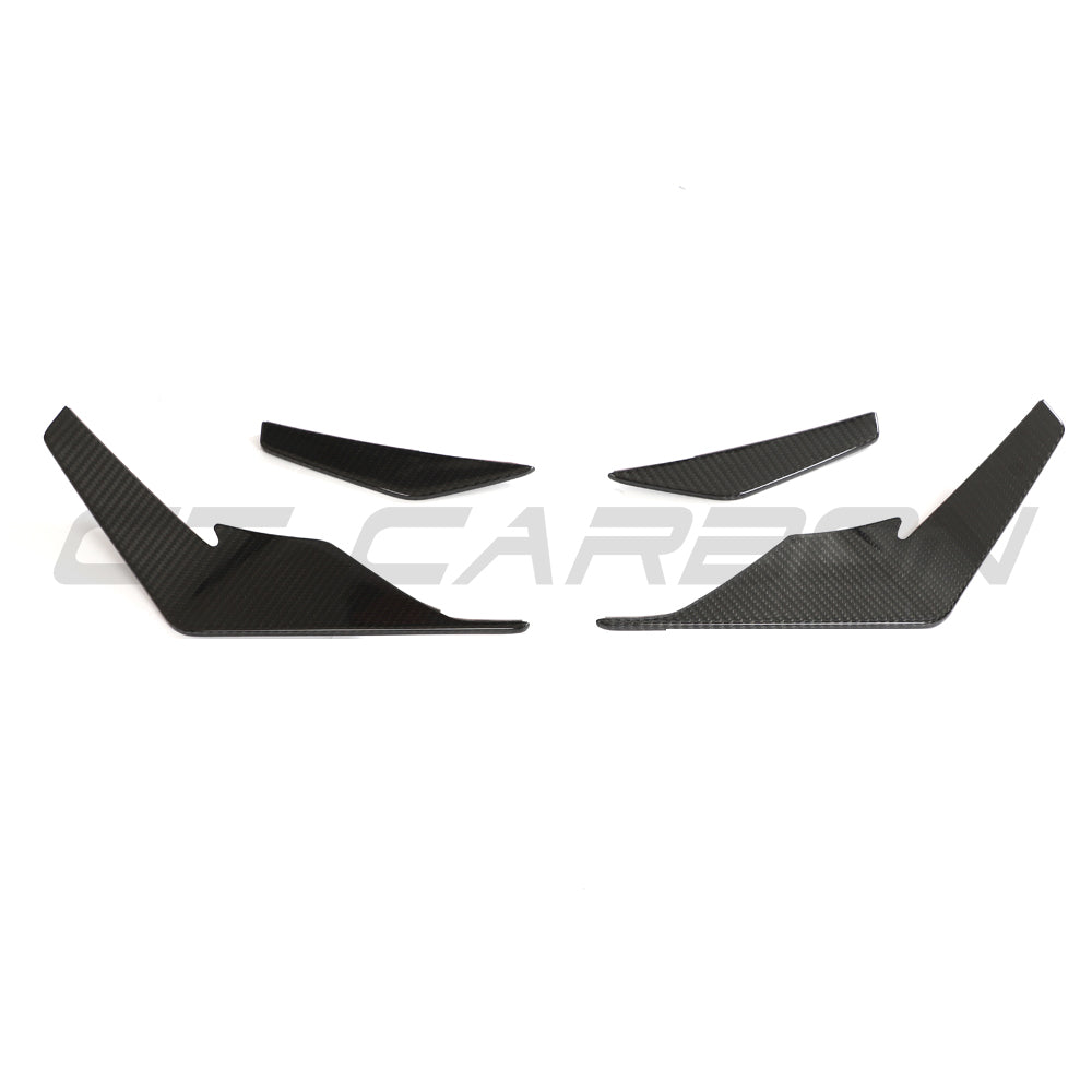 AUDI R8 V10 GEN 2.5 2020-2023 CARBON FIBRE FRONT CANARDS - V2