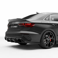 AUDI RS3 8Y 2022-2024 CARBON FIBRE REAR DIFFUSER - V2 - CT DESIGN
