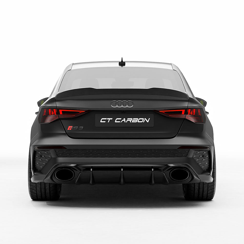 AUDI RS3 8Y 2022-2024 CARBON FIBRE REAR DIFFUSER - V2 - CT DESIGN
