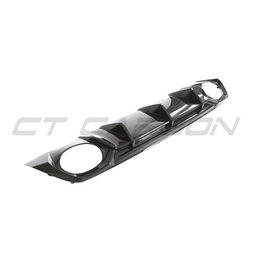 AUDI RS3 8Y 2022-2024 CARBON FIBRE REAR DIFFUSER - V2 - CT DESIGN