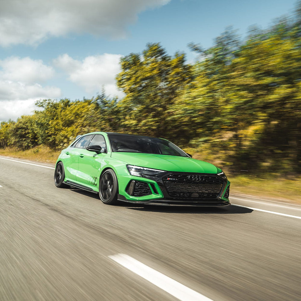 AUDI RS3 8Y 2022-2024 CARBON FIBRE SPLITTER V1 - CT DESIGN