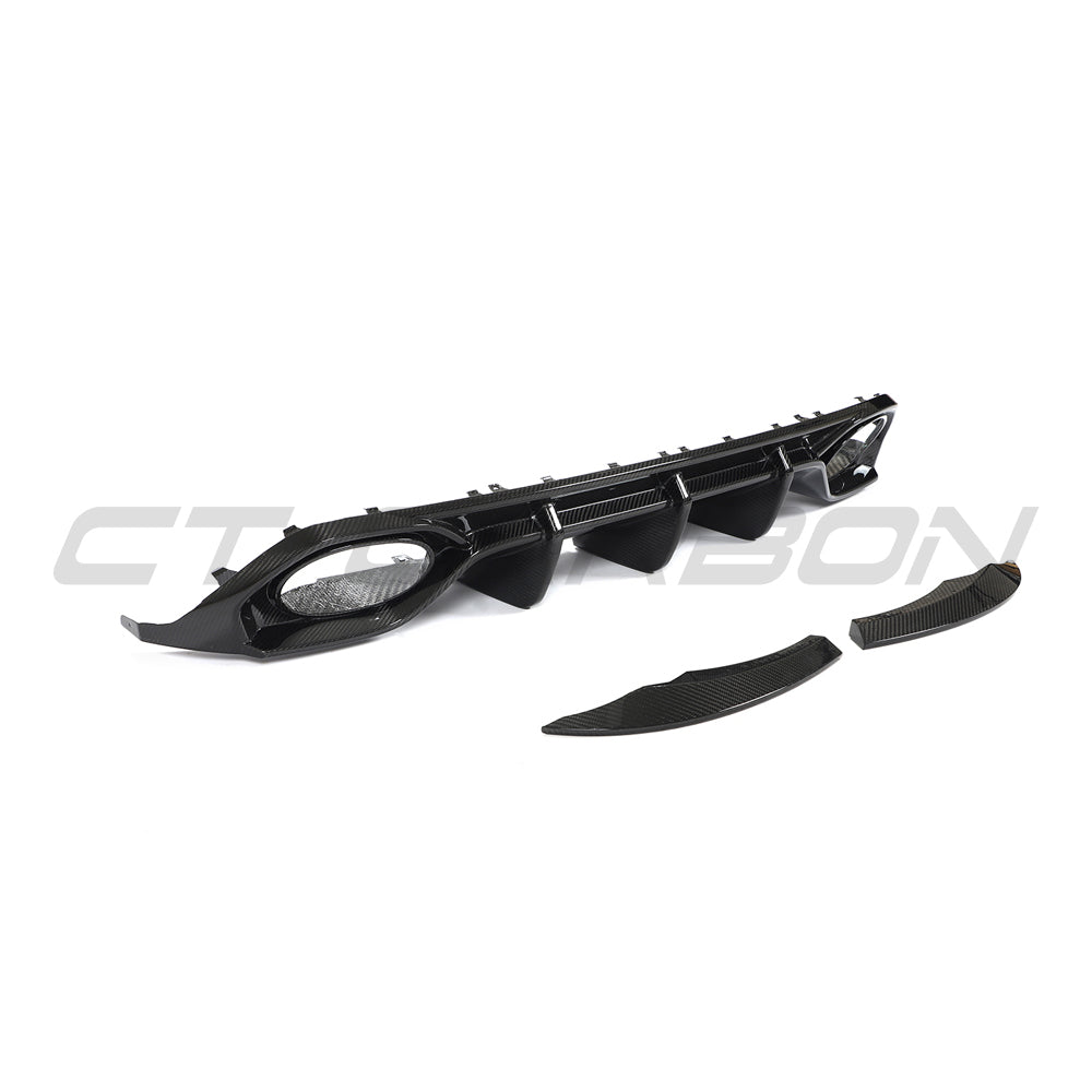 AUDI RS3 8Y 2022-2024 SPORTBACK CARBON FIBRE DIFFUSER - V1 - CT DESIGN