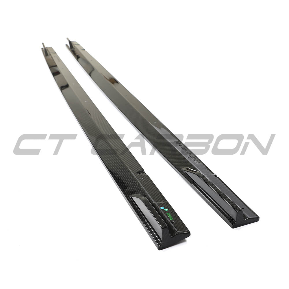 AUDI RS3 8Y 2022+ CARBON FIBRE SIDE SKIRTS V1 - CT DESIGN