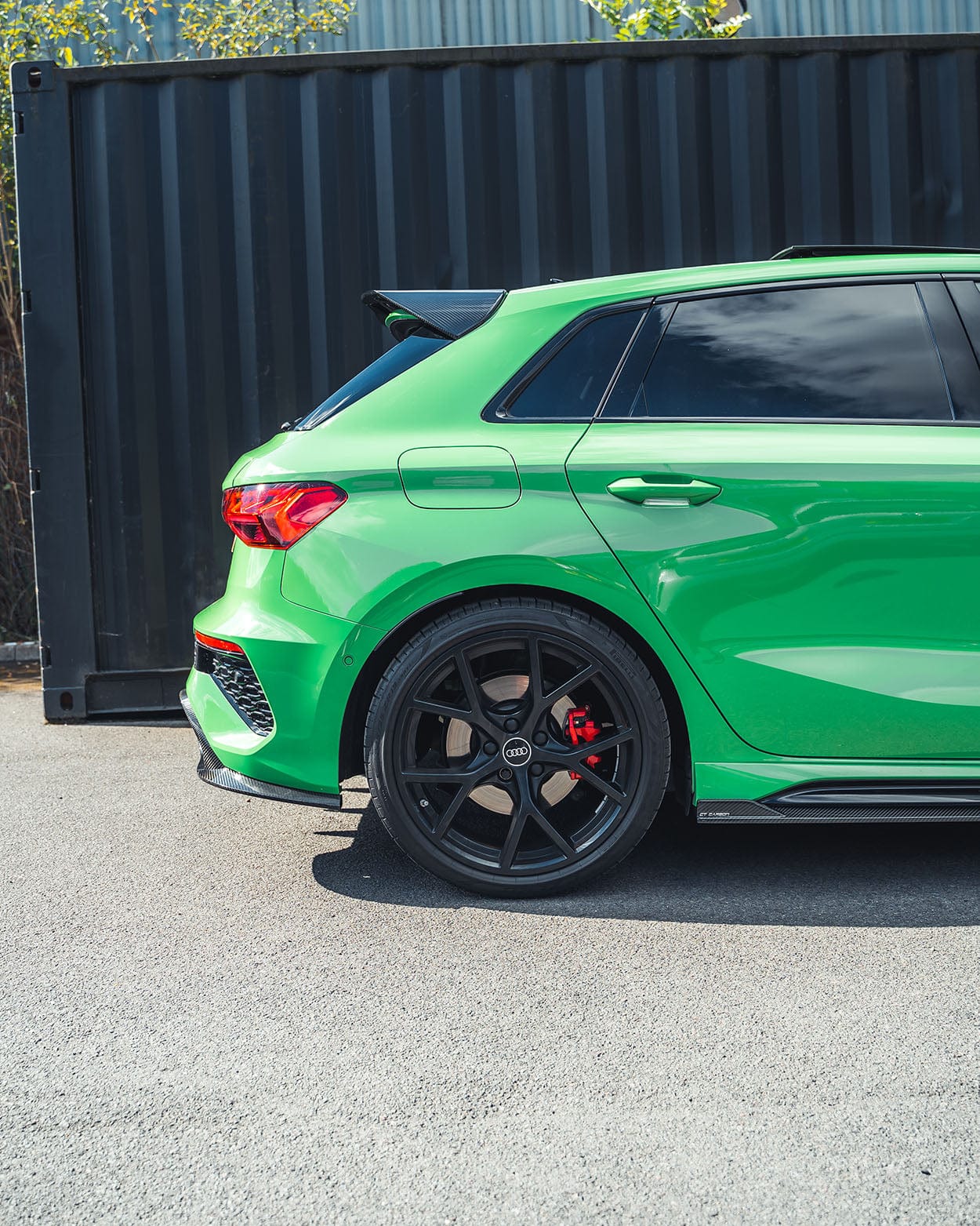 AUDI RS3 8Y 2022+ CARBON FIBRE SIDE SKIRTS V1 - CT DESIGN