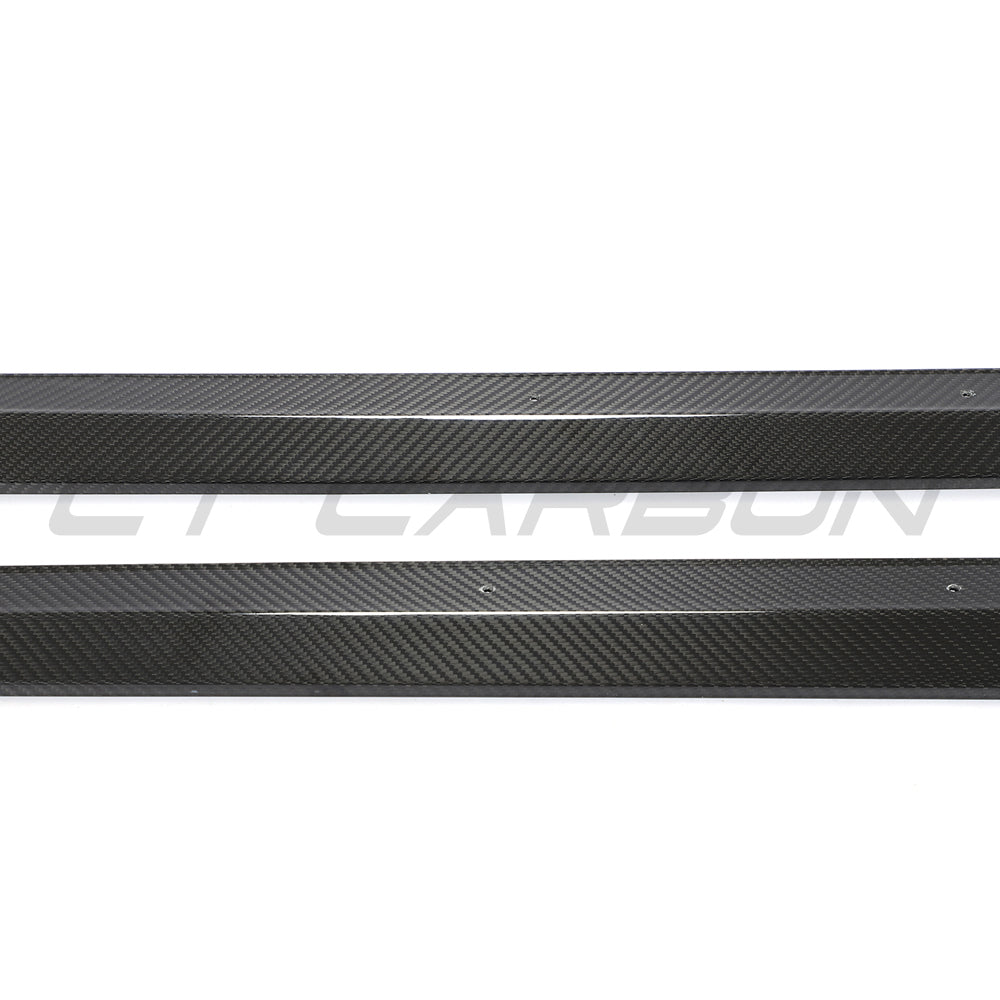 AUDI RS3 8Y 2022+ CARBON FIBRE SIDE SKIRTS V1 - CT DESIGN