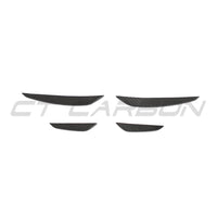 AUDI RS3 8Y 2022-2024 CARBON FIBRE FRONT BUMPER CANARDS - CT DESIGN