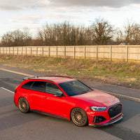 AUDI RS4 B9.5 CARBON FIBRE SIDE SKIRTS - CT DESIGN
