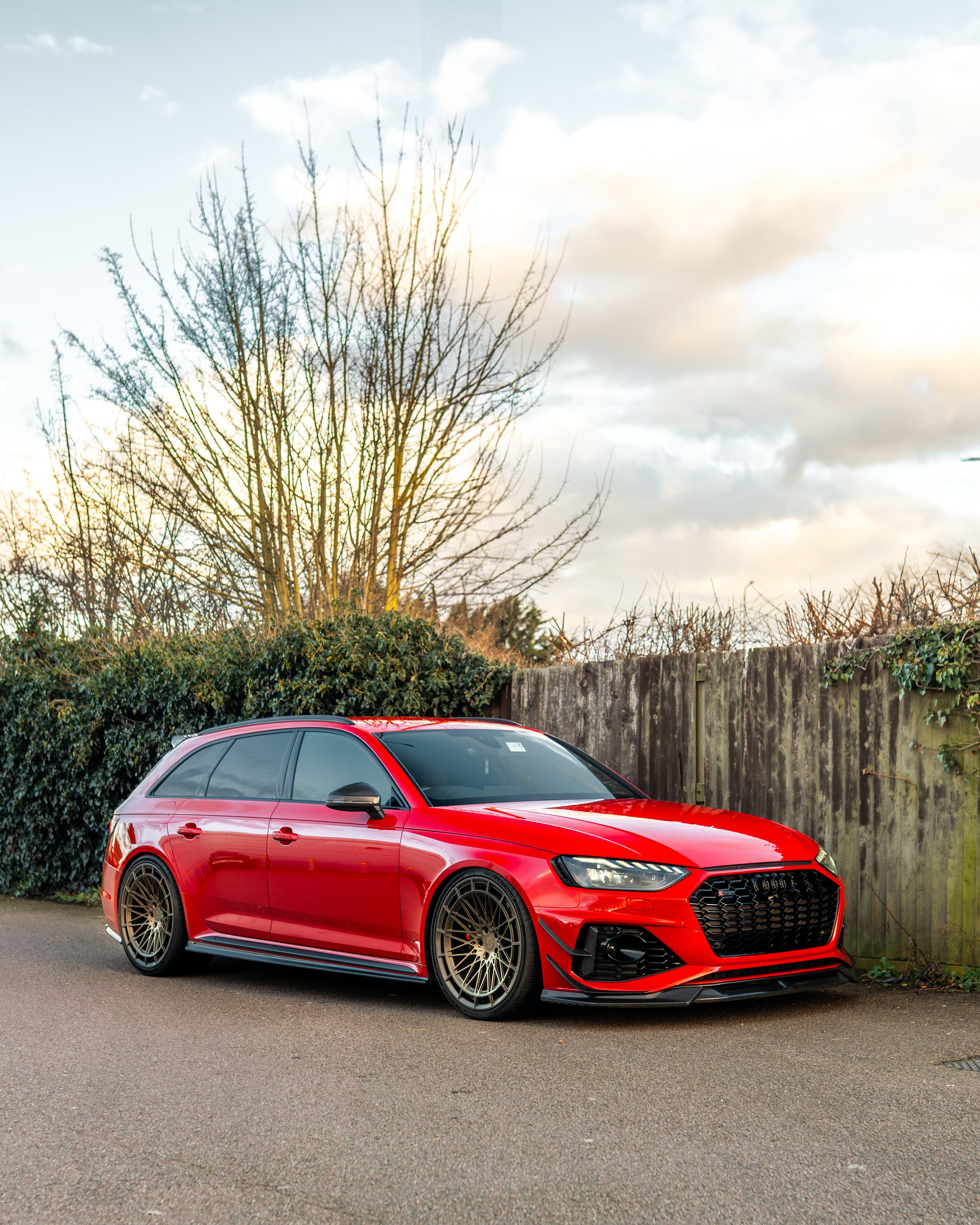 AUDI RS4 B9.5 CARBON FIBRE SPLITTER - CT DESIGN