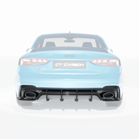 AUDI RS5 B9.5 SPORTBACK & COUPE 2020-2025 CARBON FIBRE DIFFUSER - CT DESIGN