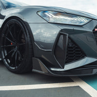 AUDI RS6/RS7 C8 AVANT 2019+ CARBON FIBRE FRONT BUMPER VENT TRIM