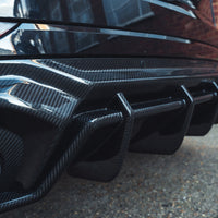 AUDI RSQ8 2020-2024 PRE-FACELIFT CARBON FIBRE DIFFUSER - CT DESIGN