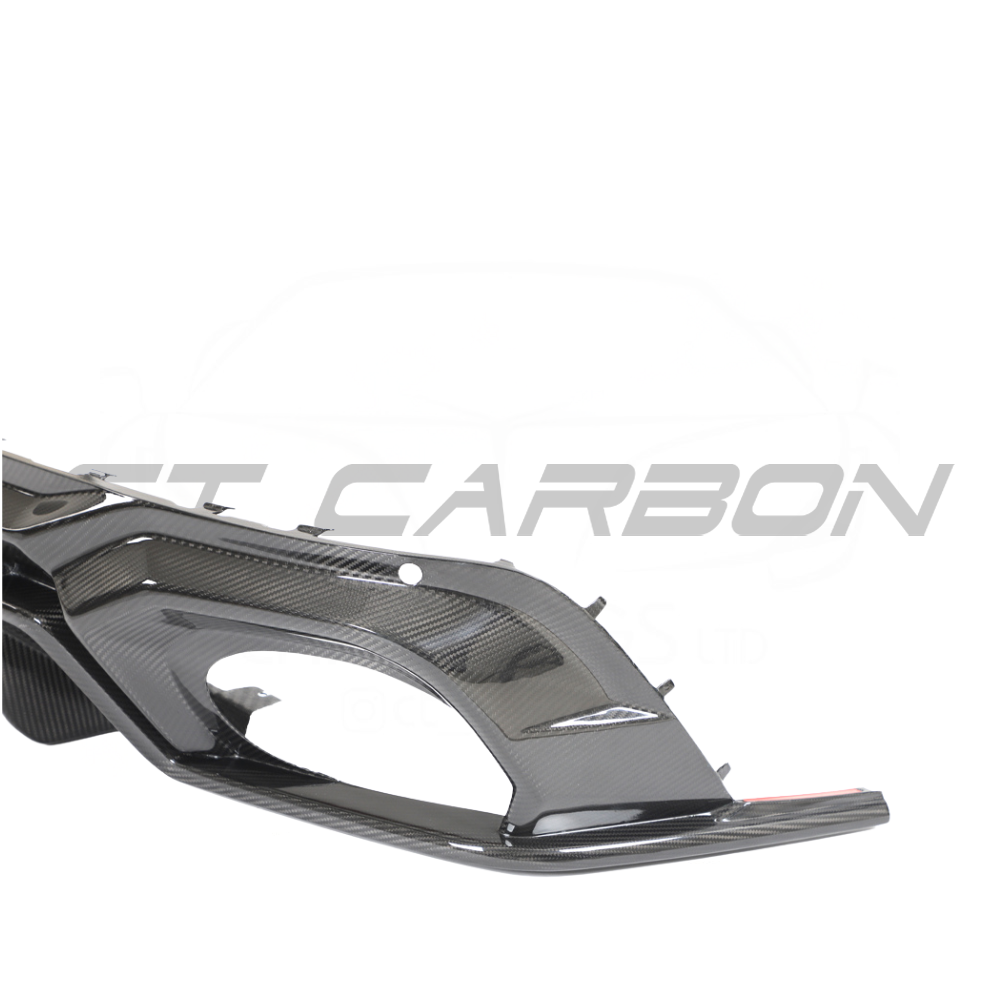AUDI RSQ8 2020-2024 PRE-FACELIFT CARBON FIBRE DIFFUSER - CT DESIGN