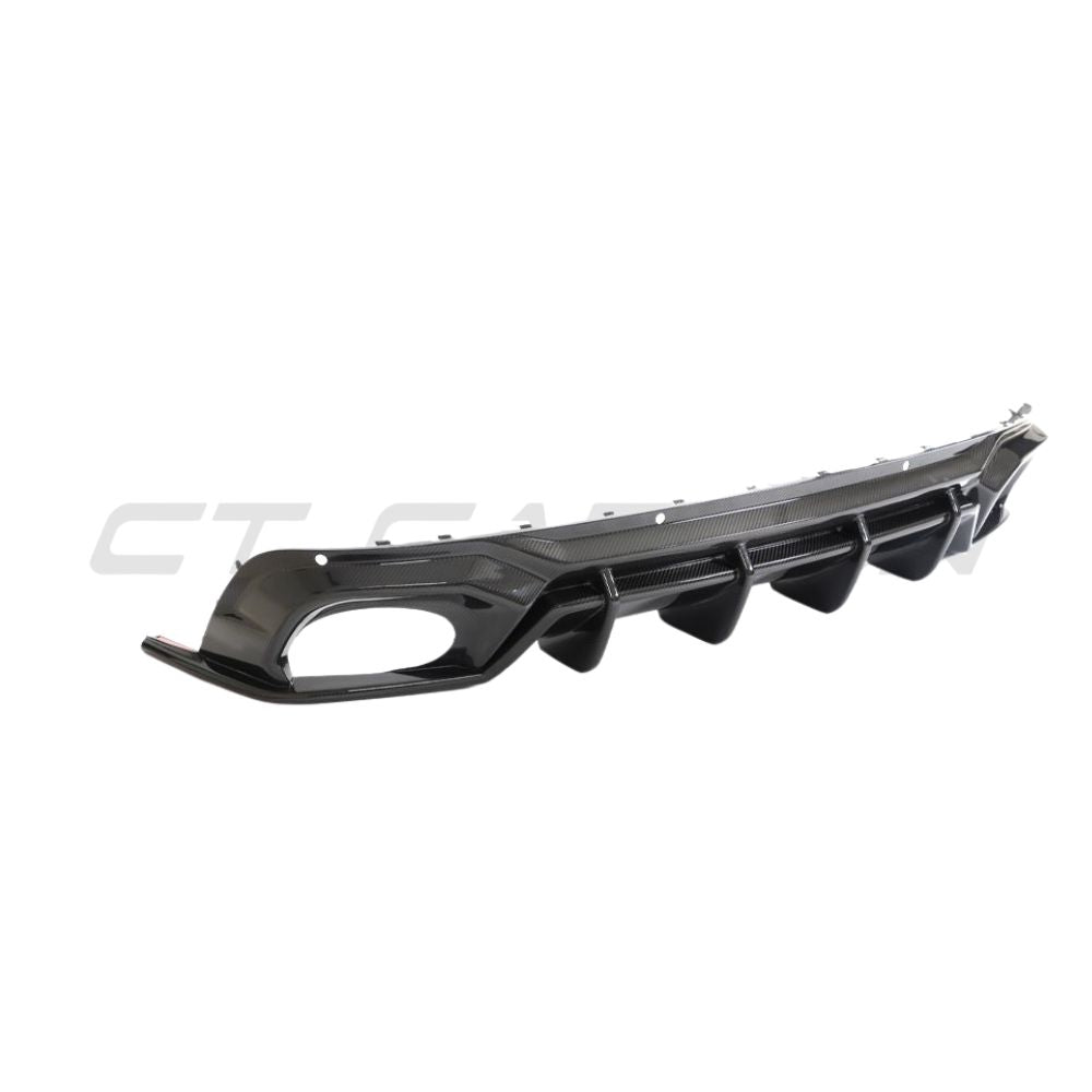 AUDI RSQ8 2020-2024 PRE-FACELIFT CARBON FIBRE DIFFUSER - CT DESIGN